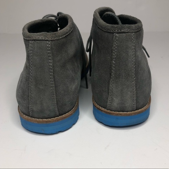 Men\'s Kurt Geiger Gray Suede Desert Boots Sz 41 main image 4